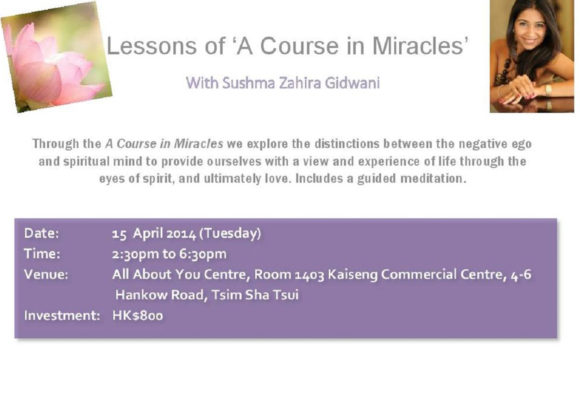 Lessons of ‘A Course in Miracles’